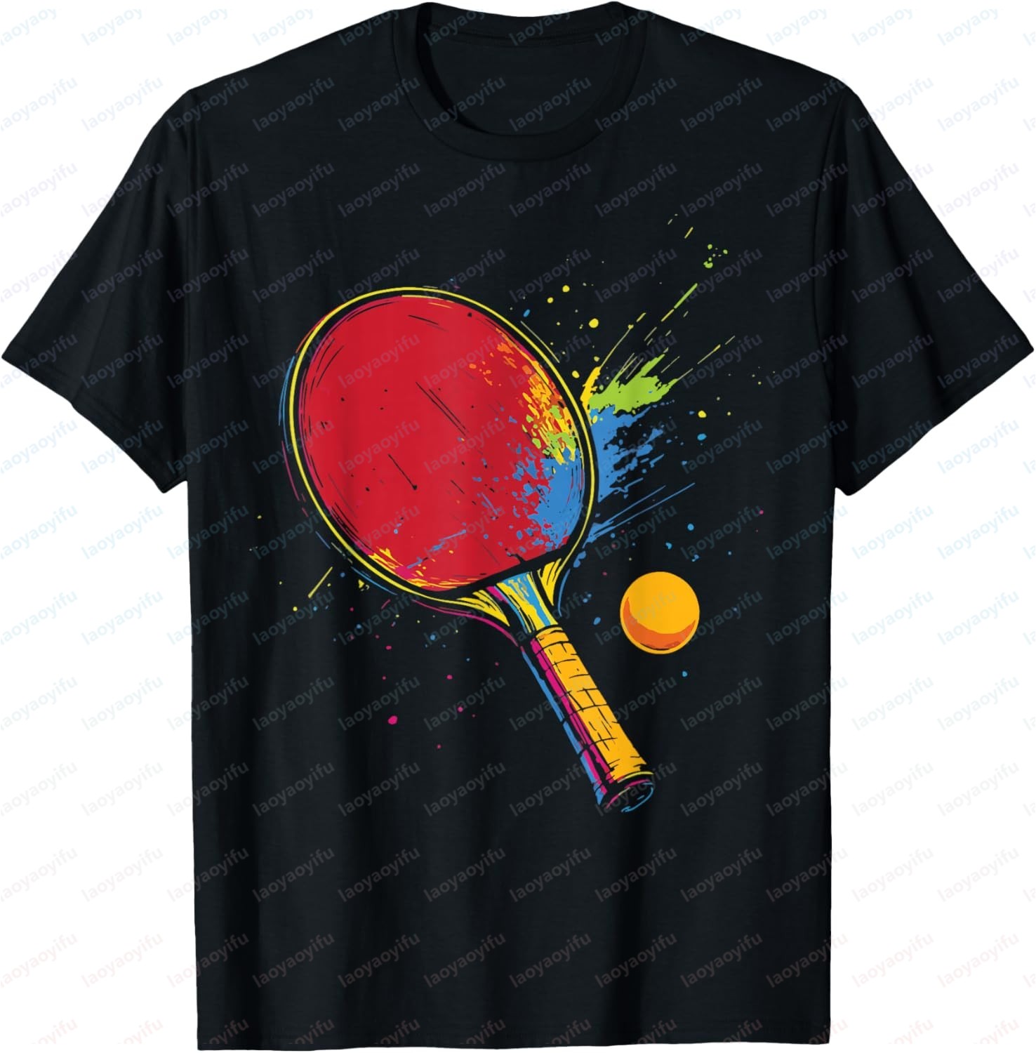 Table Tennis History - Kaos Tenis Meja Warna-warni Ping Pong