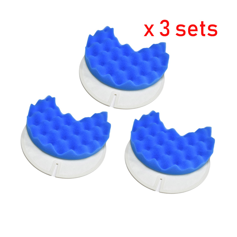 Rubber Cleaner Foam - 3 Set Busa & HEPA Filter