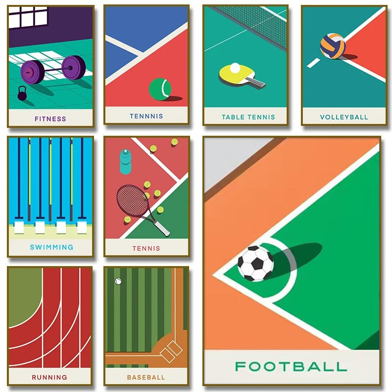 Table Tennis Live - Poster Kebugaran Sepak Bola Tenis Meja