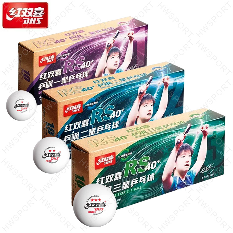 Table Tennis Ball Brand - Bola Tenis Meja DHS RS40 +