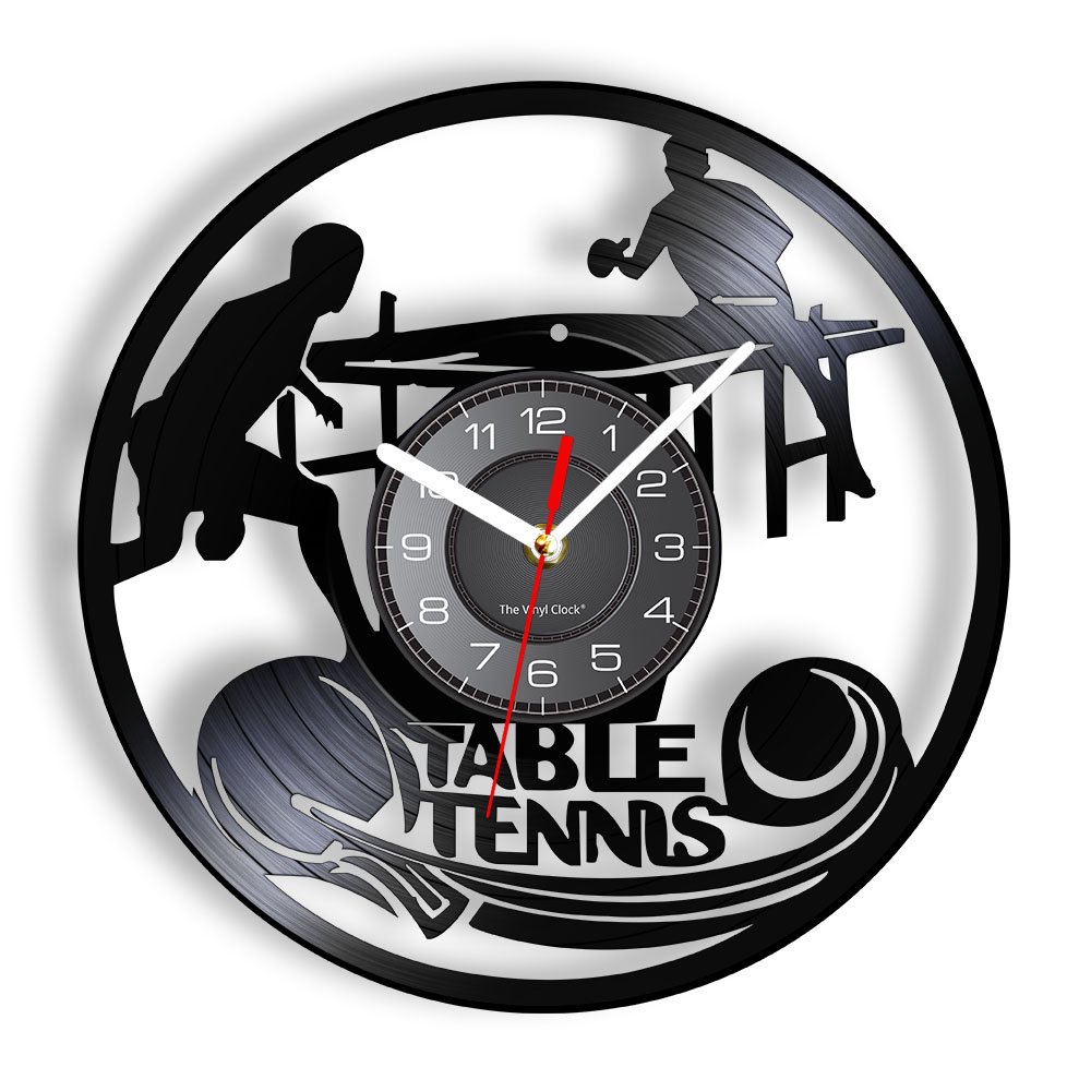 Table Tennis History - Tenis Meja Jam Dinding Klub Tenis