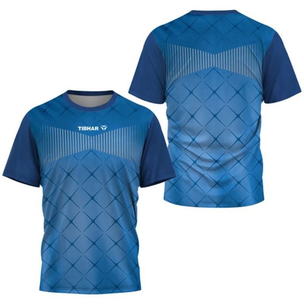 Table Tennis Japanese - Kaus Tenis Pria Lengan Pendek Tenis