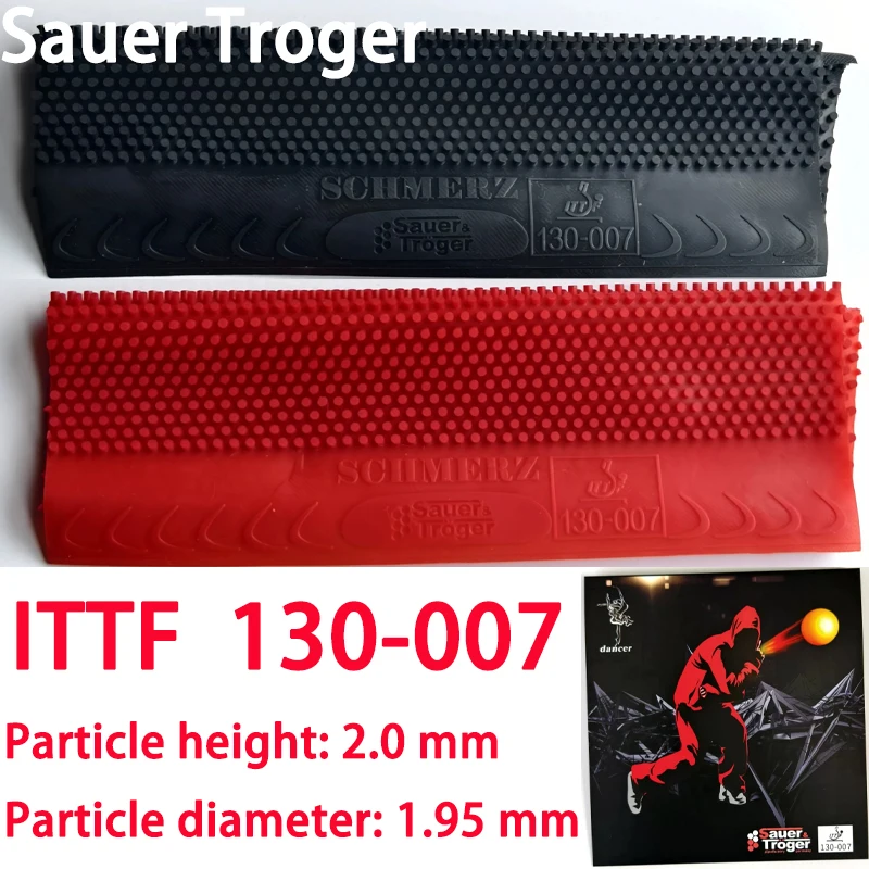 Table Tennis Defense - Sauer Troger Dancer 007 Karet Tunggal