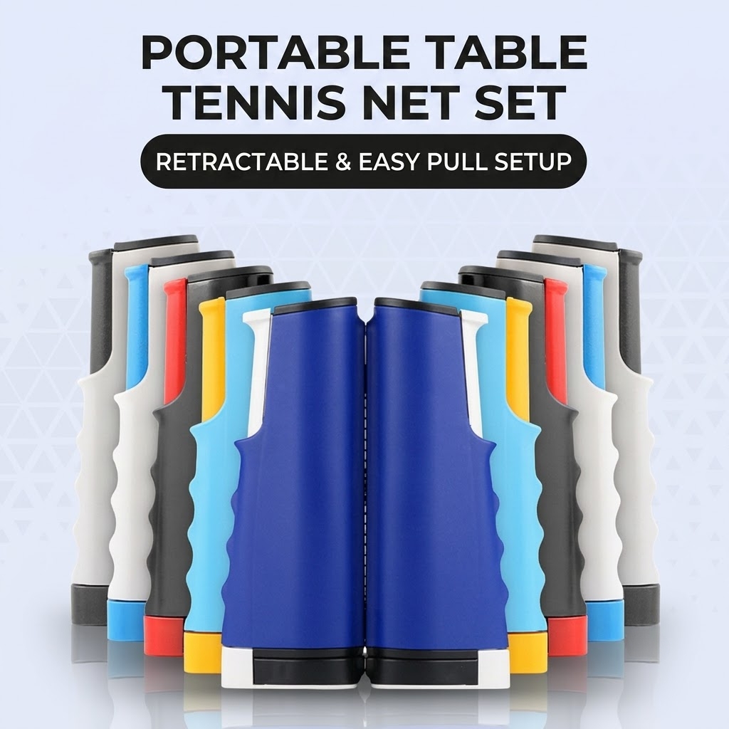 Table Tennis Dimension - Penyangga Jaring Tenis Meja Portabel, Penyangga