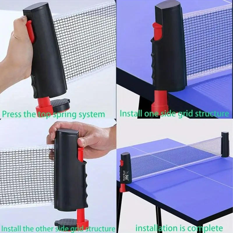 Table Tennis Equipment - Jaring Tenis Meja Retraktil 2025, Rak