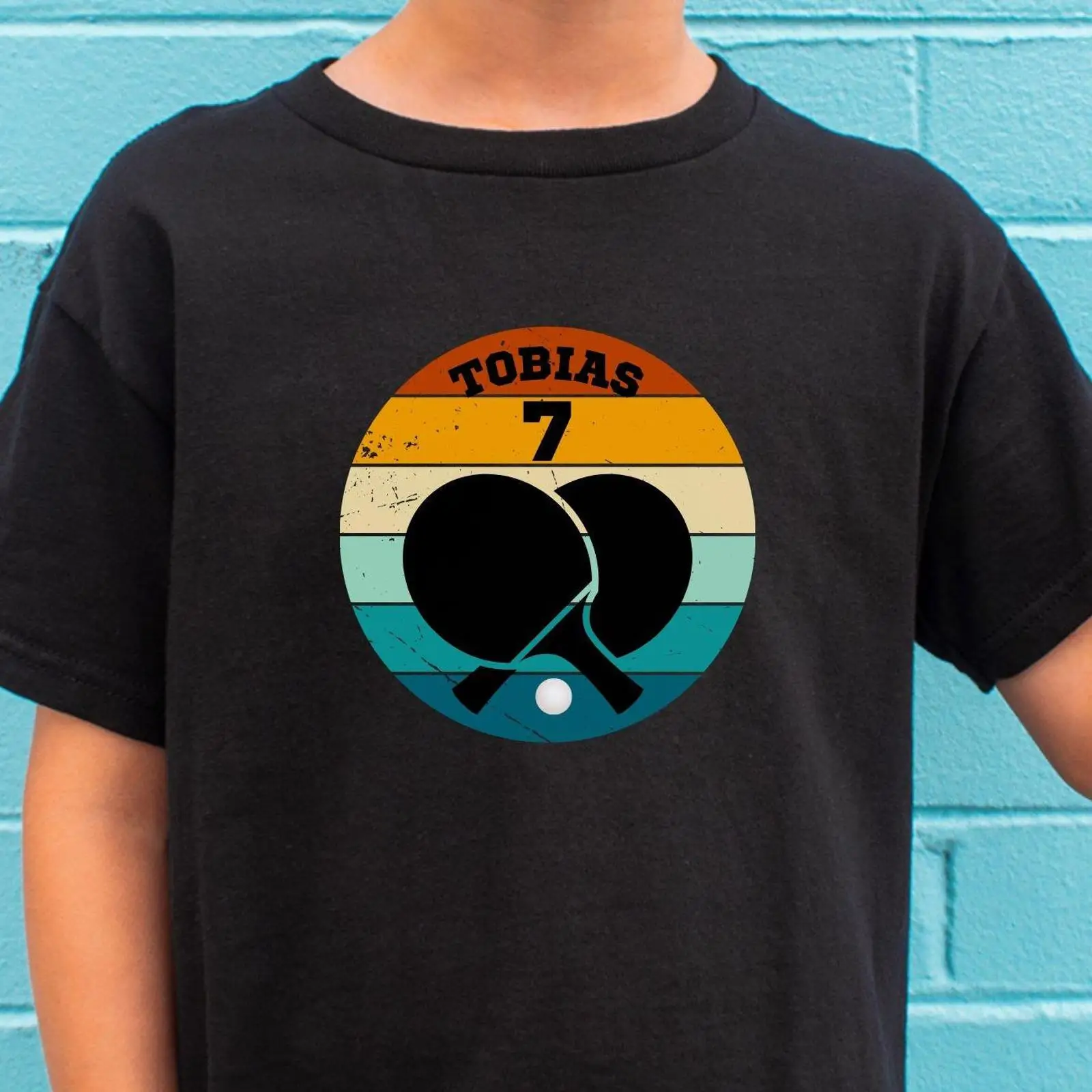Table Tennis Name - Kaos ulang tahun tenis meja untuk