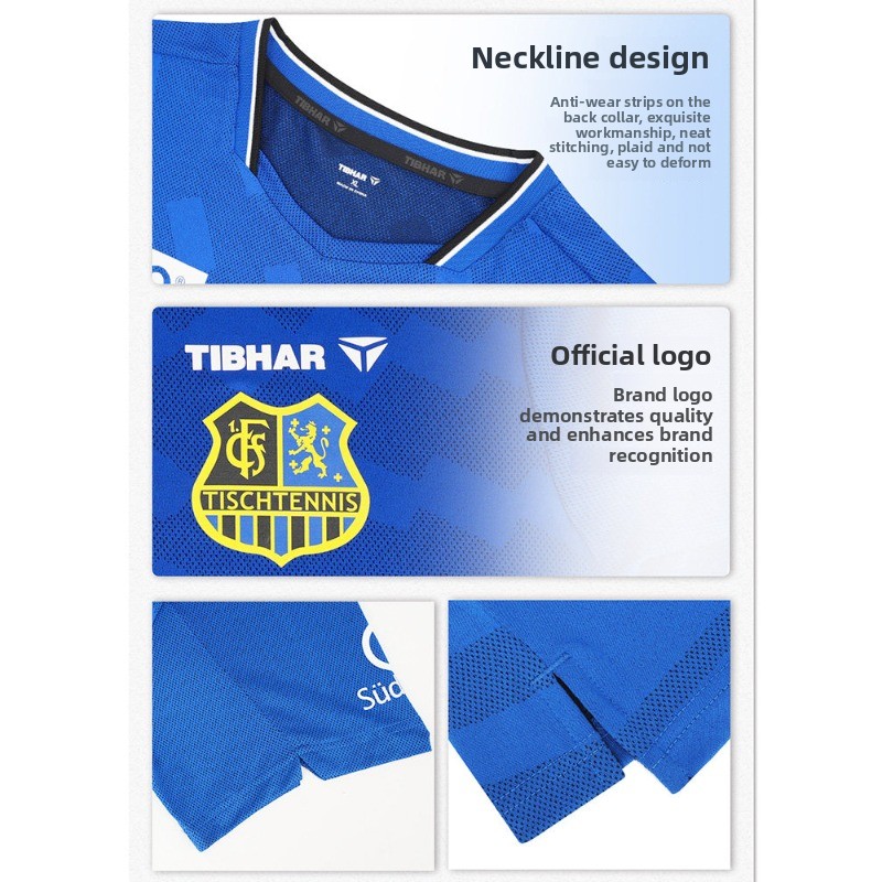 Pakaian olahraga tenis meja TI - Table Tennis League ulasan dan harga