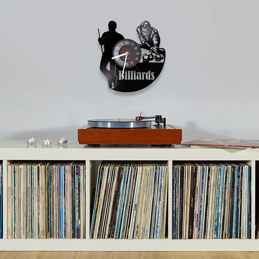 Jam Dinding Vinyl Motif Tenis  - Table Tennis Live ulasan dan harga