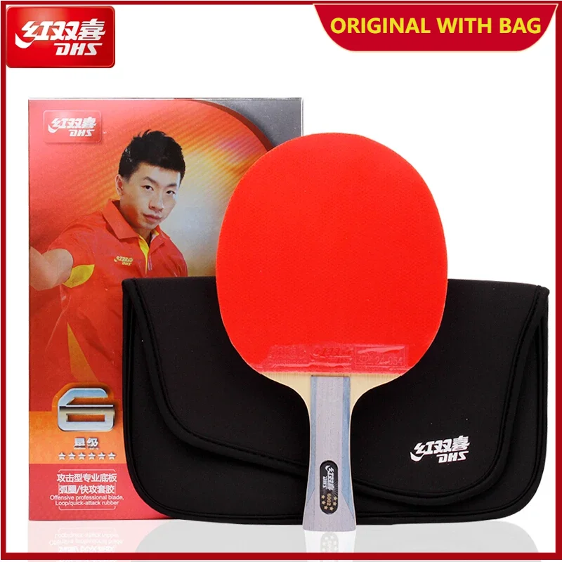 DHS raket tenis meja 6 Bintang - Table Tennis History ulasan dan harga