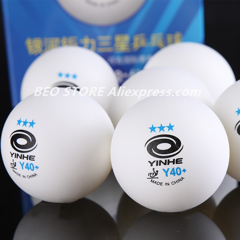60 Bola YINHE 3-Star Y40 + H40 - Table Tennis Game Pc ulasan dan harga