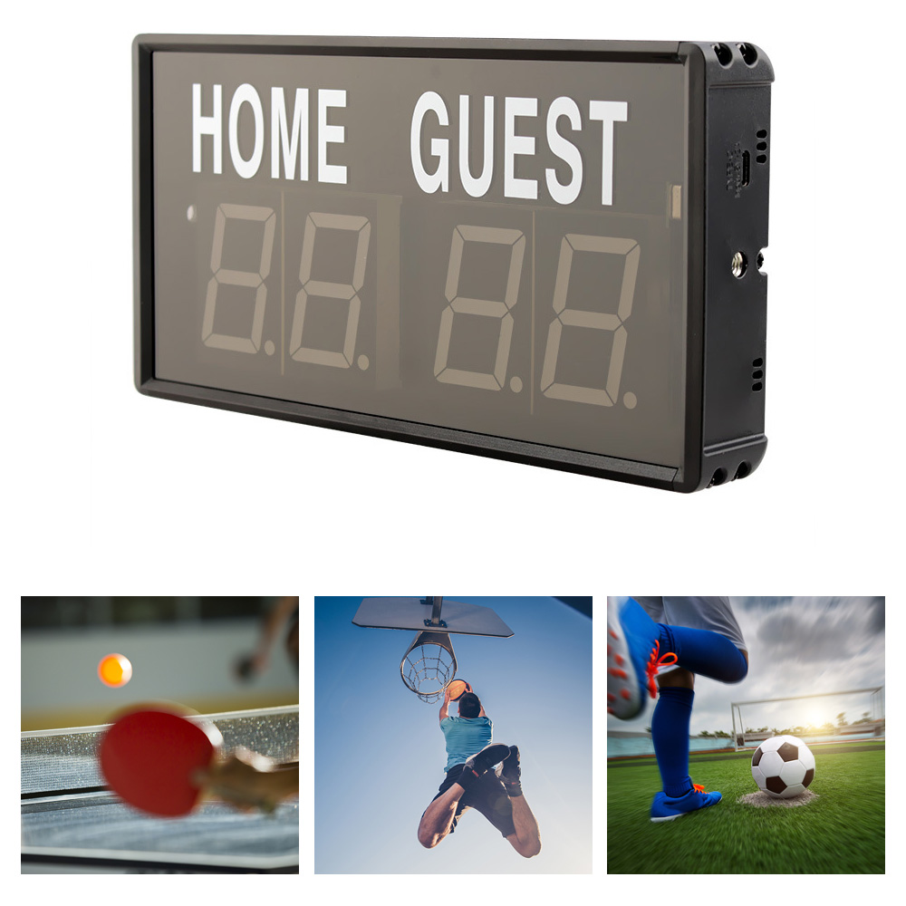 Papan Skor LED 4 Digit Portabe - Table Tennis Umpire ulasan dan harga