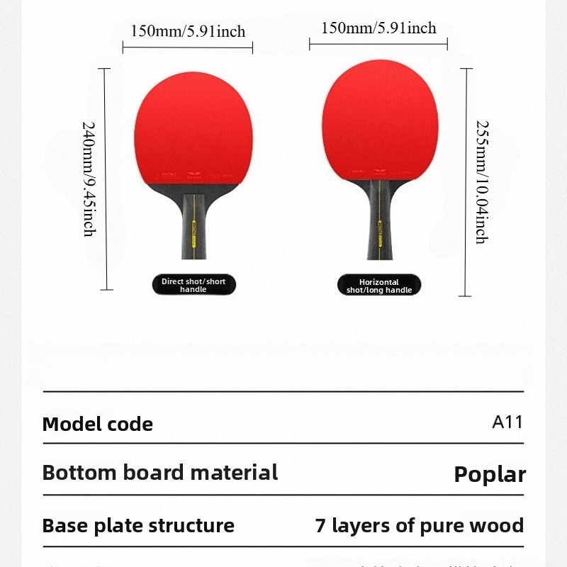 Raket Tenis Meja Bintang 5/6 2 - Table Tennis History ulasan dan harga