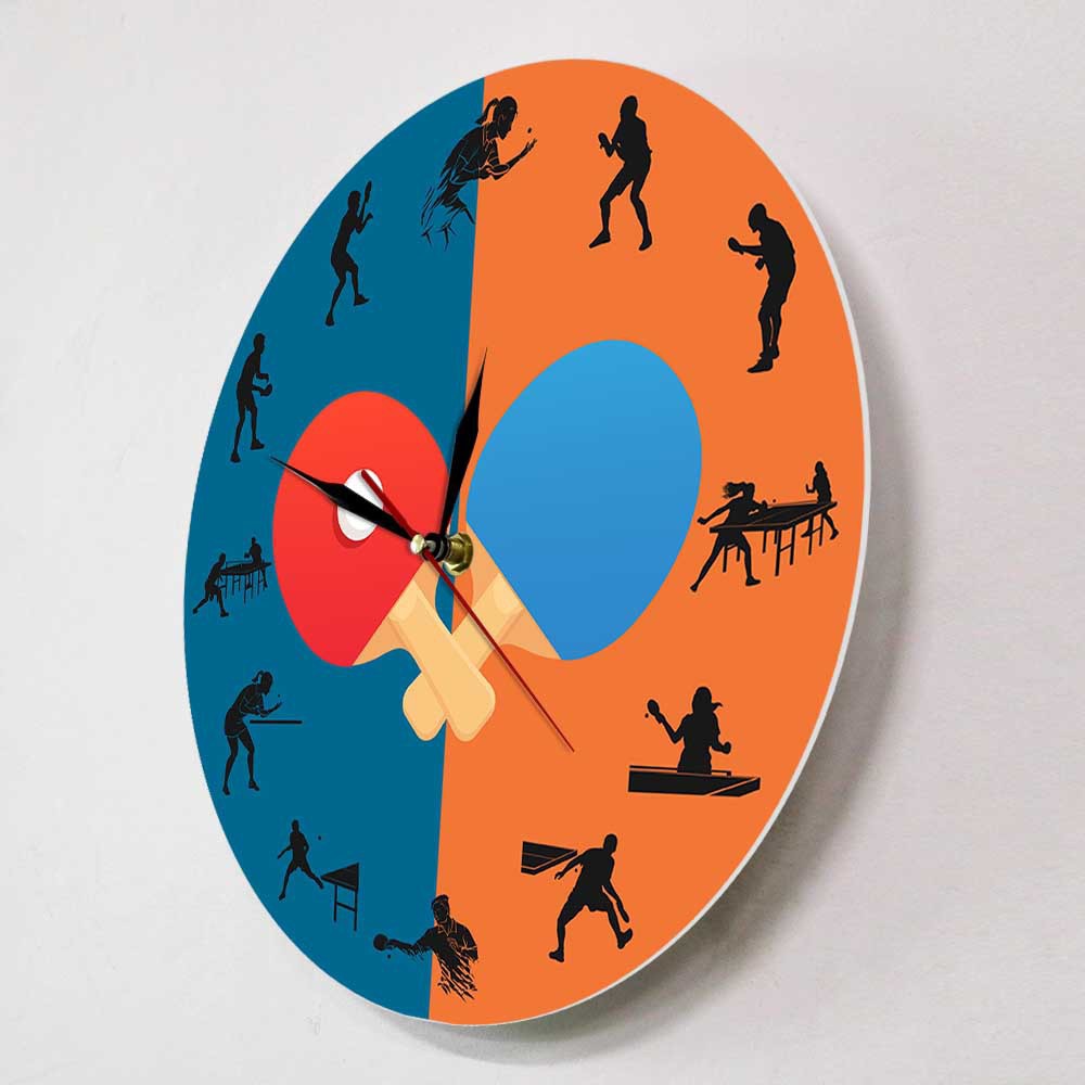 Jam Dinding Ping Pong Jam Gant - Table Tennis Live ulasan dan harga