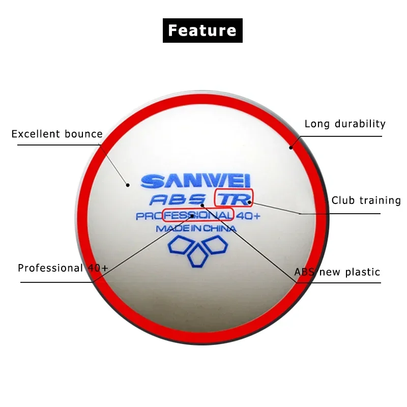 SANWEI TR 3 Bintang Bola Tenis - Table Tennis Game Pc ulasan dan harga